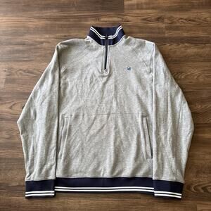 Extracurricular Golf Sweater 1/4 Zip Sz XL Gray Sportswear Logo Mock Neck